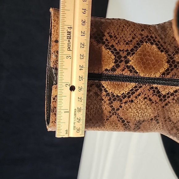 Free people | Brown Snakeskin Leather Kitty heel | size (39) - Picture 9 of 11